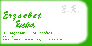 erzsebet rupa business card