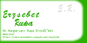 erzsebet rupa business card